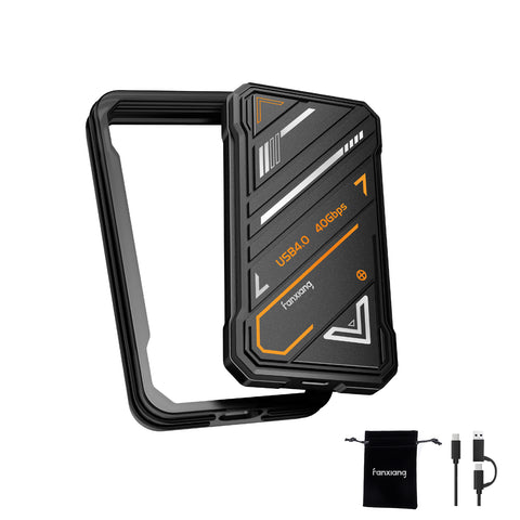 fanxiang External SSD 1TB, Up to 3800MB/s USB 4.0, External Solid State Drive, Portable SSD Type-C External Hard Drive for iPhone 15/Pro/PC/Laptops/Professionals/Gaming, PS3000