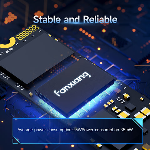 Fanxiang 1TB NVMe SSD PCIe Gen4 M.2 Internal Gaming SSD for PS5, Up to 4800 MB/s, 3D NAND SLC Cache Solid State Drive Upgrade Storage for PC/Laptops S690Q