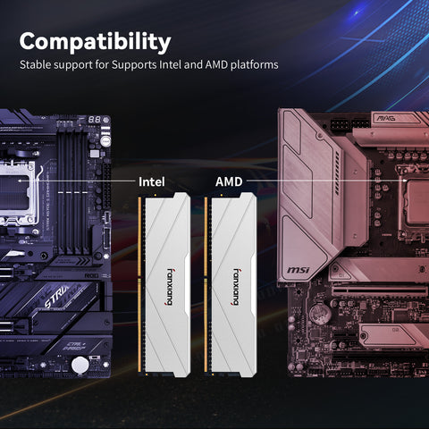 fanxiang DDR4 RAM 16GB (2x8GB) 3200MT/s Desktop Computer Memory,XMP 2.0 Overclockable Memory Module for AMD & Intel Platforms - for Gaming, Streaming, and Professional Work