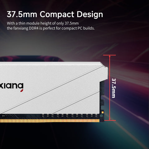 Fanxiang 16GB DDR4 3200MT/s Desktop RAM Kit (2×8GB), XMP 2.0 Memory for Intel & AMD
