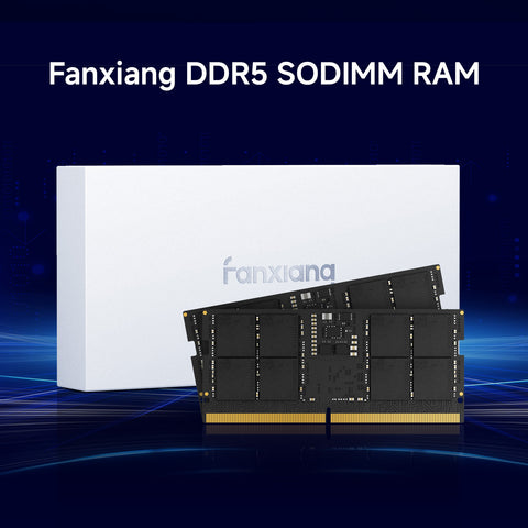 fanxiang SODIMM DDR5 4800MHz RAM 64GB Kit (2 x 32GB),CL40 1.1V SODIMM 262 Pin Laptop Memory Module Ram,Memory for Enhanced Gaming Performance and Smooth Multitasking