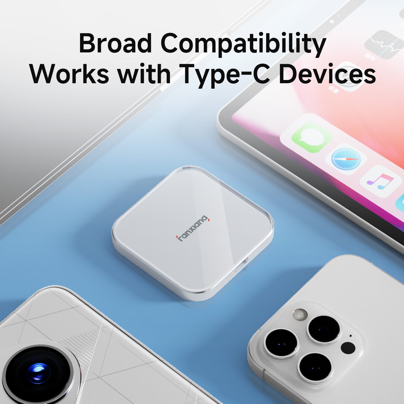 fanxiang 1TB Magnetic External SSD,2000MB/s Type-C USB Gen 2x2