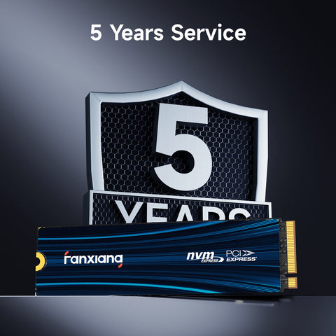 fanxiang 1TB NVMe SSD PCIe Gen 4 Gaming SSD for PS5, Up to 7100MB/s M.2 2280 SSD Compatible with PS5 Storage Expansion, Internal Solid State Drive for Gamers, Professionals, Creators S880E