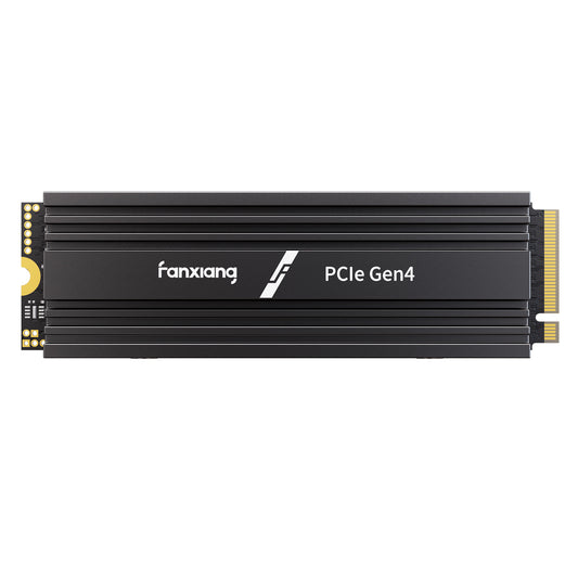 fanxiang S880R PCIe 4.0 NVMe SSD with Heatsink for PS5, M.2 2280 Gen4x4 Internal Solid State Drive, Up to 7300MB/s, 3D NAND TLC, Compatible with Desktop, Laptop, PS5
