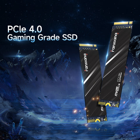 Fanxiang 1TB NVMe SSD PCIe Gen4 M.2 Internal Gaming SSD for PS5, Up to 4800 MB/s, 3D NAND SLC Cache Solid State Drive Upgrade Storage for PC/Laptops S690Q