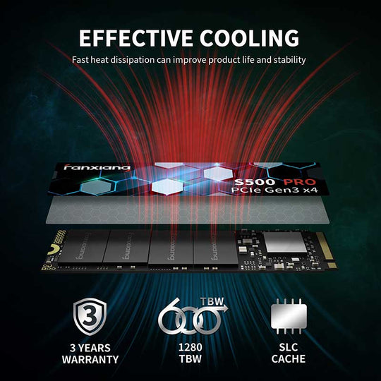 FanXiang S500 Pro PCIe 3.0 NVMe M.2 Internal SSD