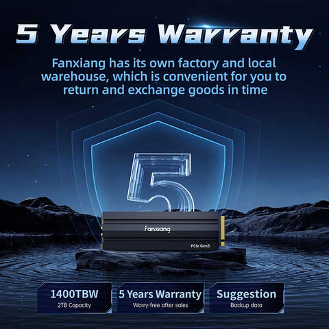 FanXiang S900 Pro PCIe 5.0 NVMe M.2 Internal SSD