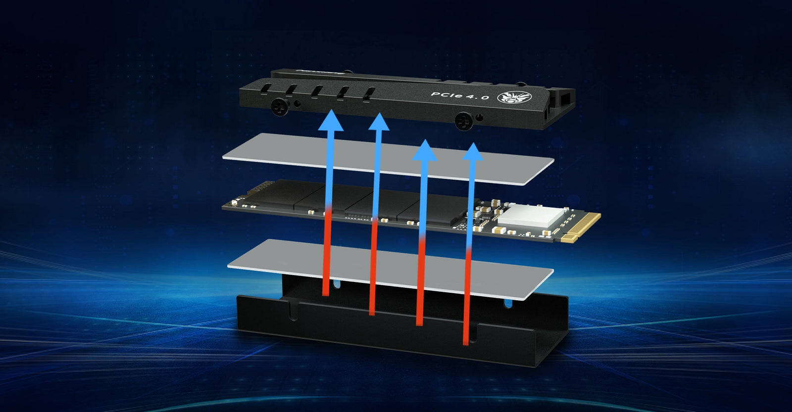 Fanxiang S770 SSD avec Dissipateur Thermique - 2 To - SSD M.2 Interne -  PCIe 4.0 M.2